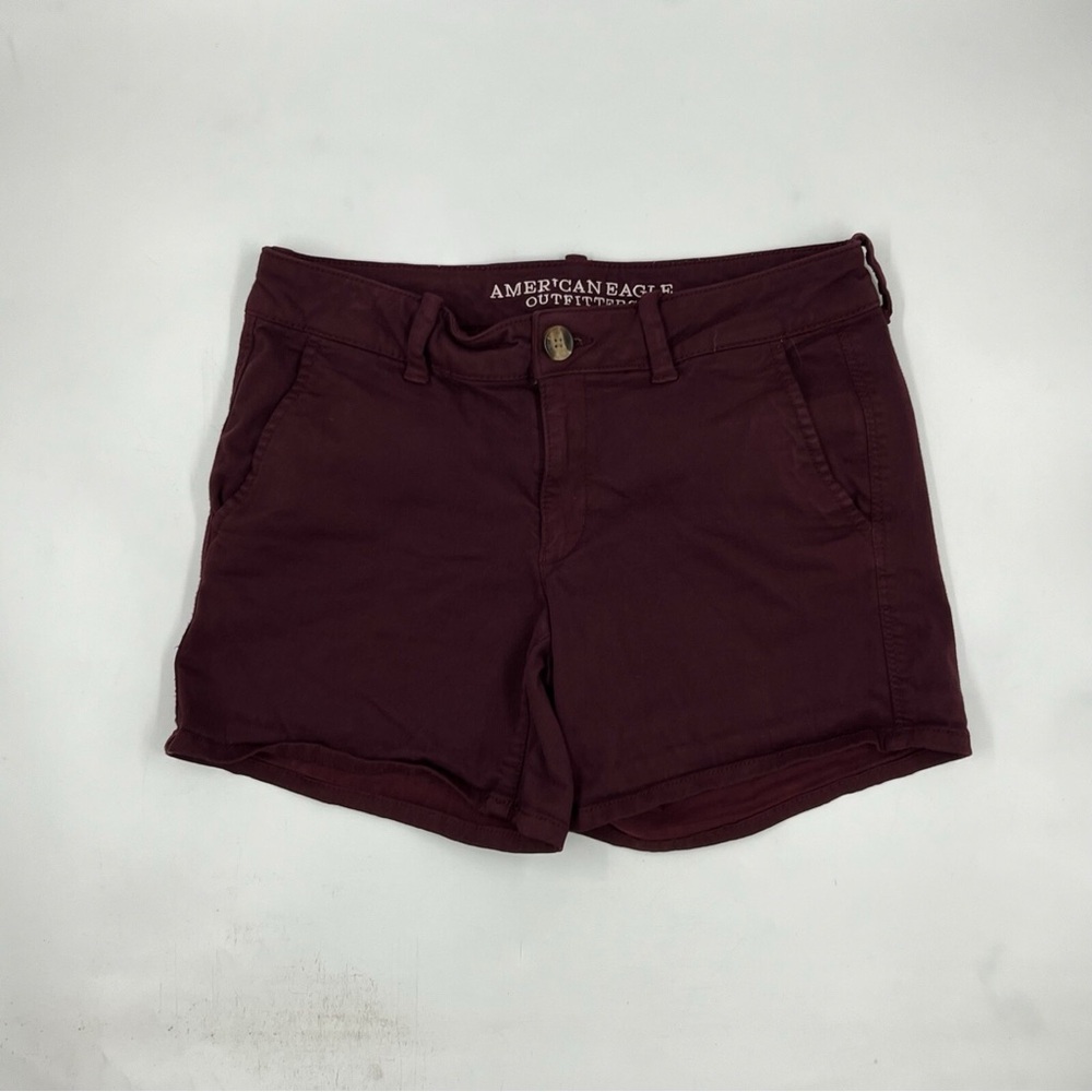 American Eagle Outfitters Women's Burgundy Shorts